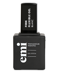 Акригель для моделирования ногтей, EMI, Blanc Firm Fluxible Gel, 15 мл